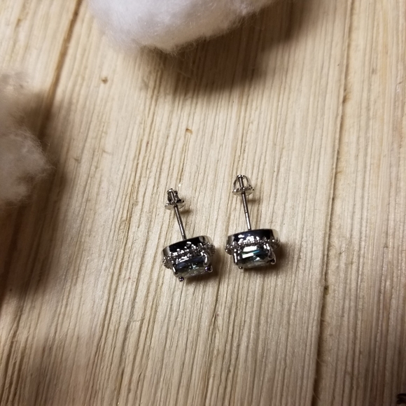 Gorgeous Rainbow Topaz Cushion cut earrings - Picture 5 of 8